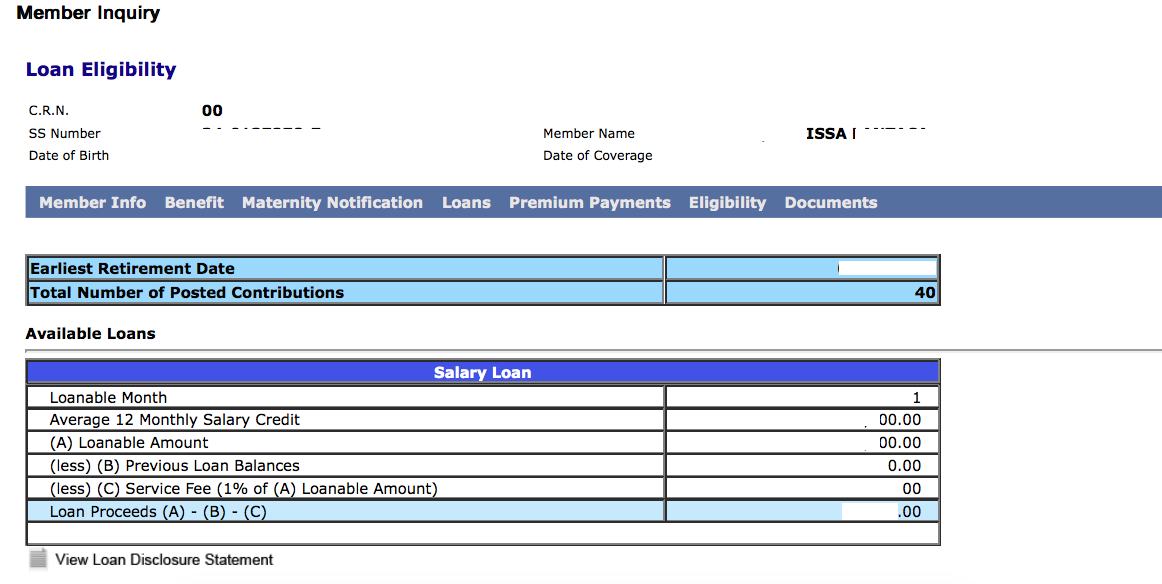 Sss loan payment not posted