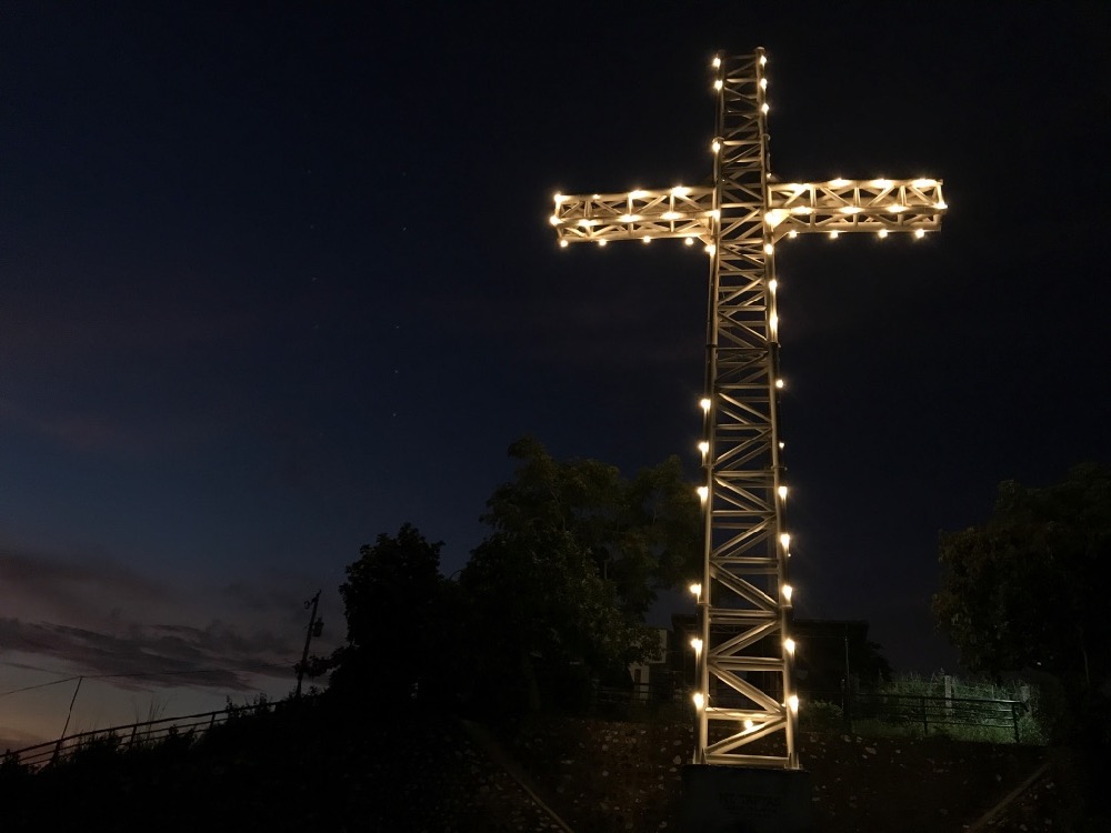 Cross on top of Mt Tapyas Coron Mainland