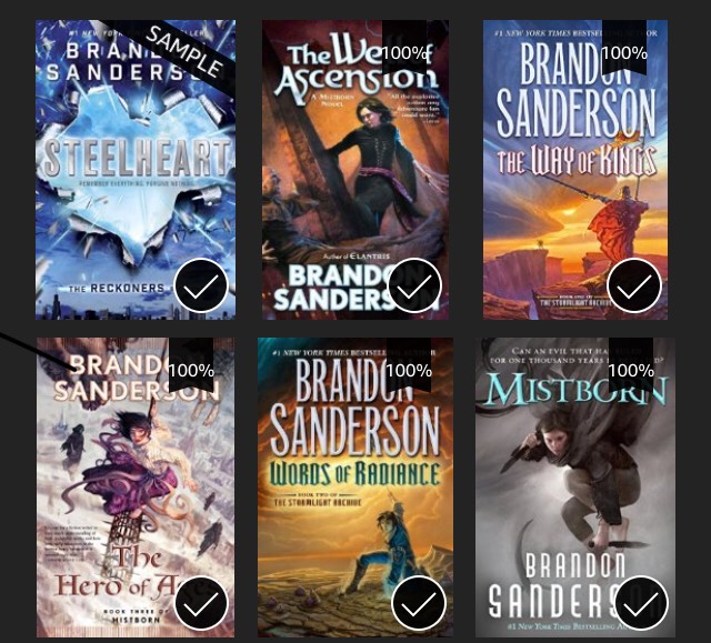 Brandon Sanderson books