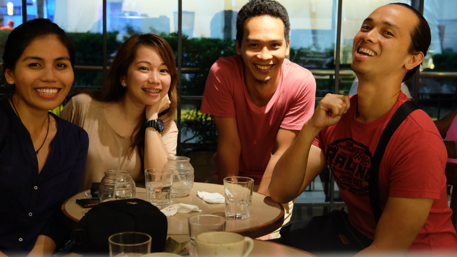 Crepe Amelie with Cebu friends