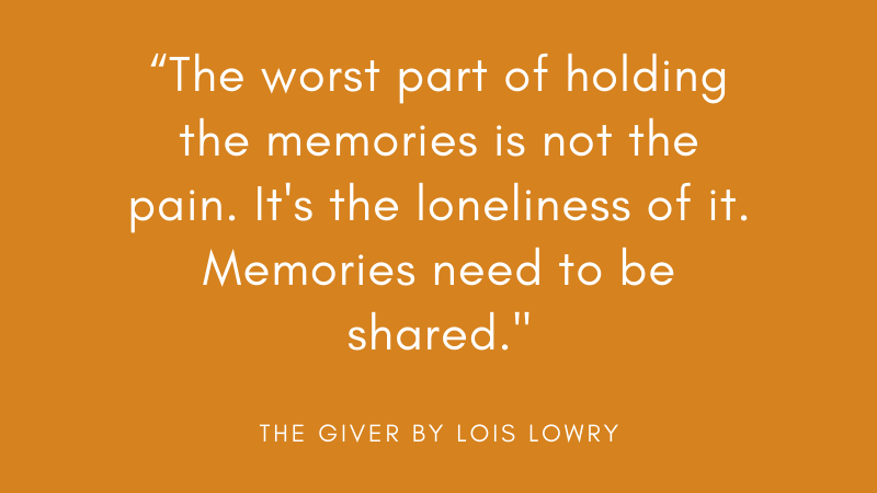 Thoughts After Reading “The Giver” by Lois Lowry